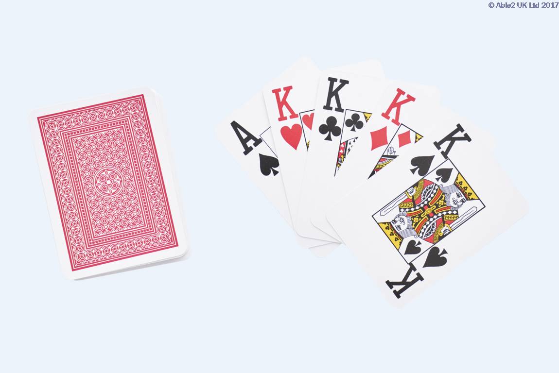 Extra Large Font Playing Cards