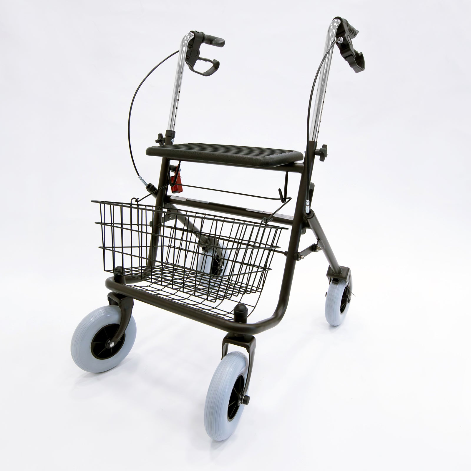 Four Wheeled Folding Rollator with Seat