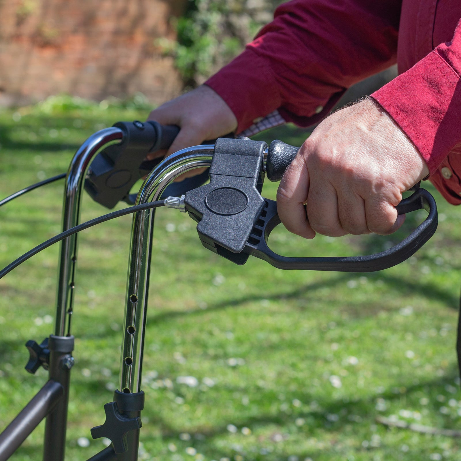 Three Wheeled Folding Rollator