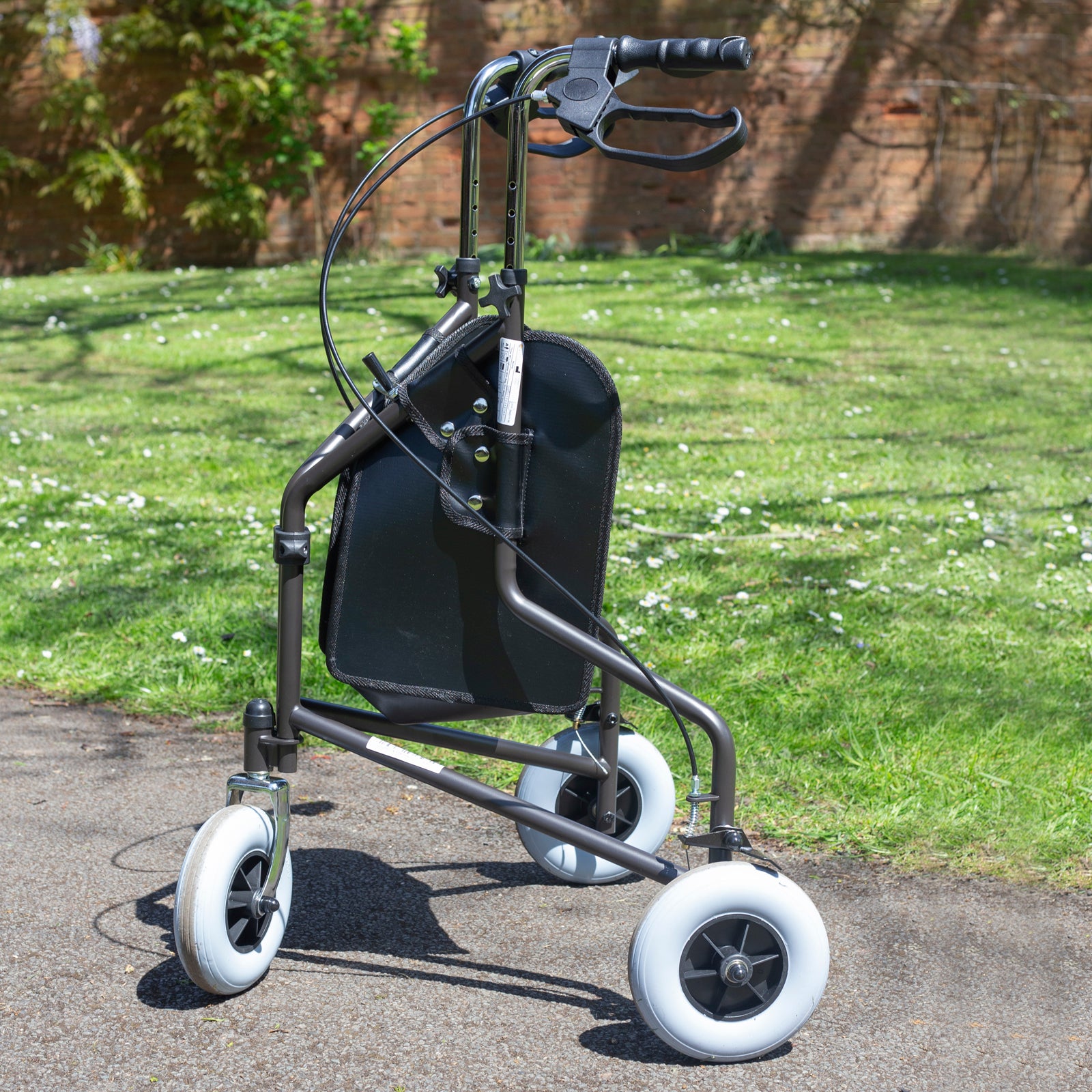 Three Wheeled Folding Rollator